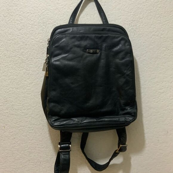 Vintage Pelle Studio backpack Wilsons soft leather multiple pockets organizer main image 8